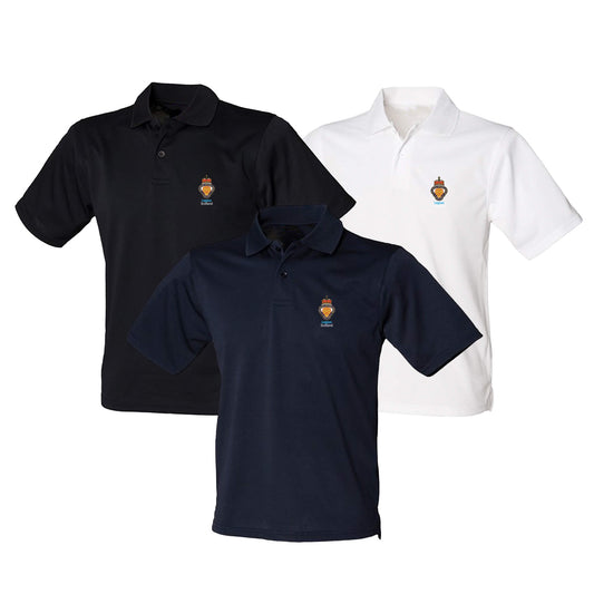 RBLS Performance Polo Shirt | Available in Navy, Black, or White | Legion Scotland