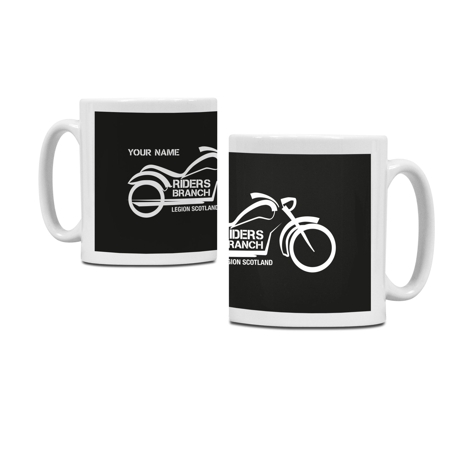 Ceramic Mug Personalised Riders Branch Legion Scotland